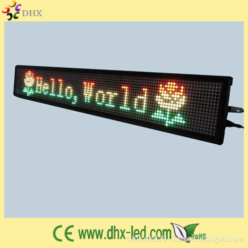 P7.62 Indoor Full Color Programmable LED Moving Message Sign Board